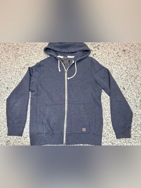 Abercrombie & Fitch Hoodie Muscle Fit, Navy Blue, Men’s Size Medium